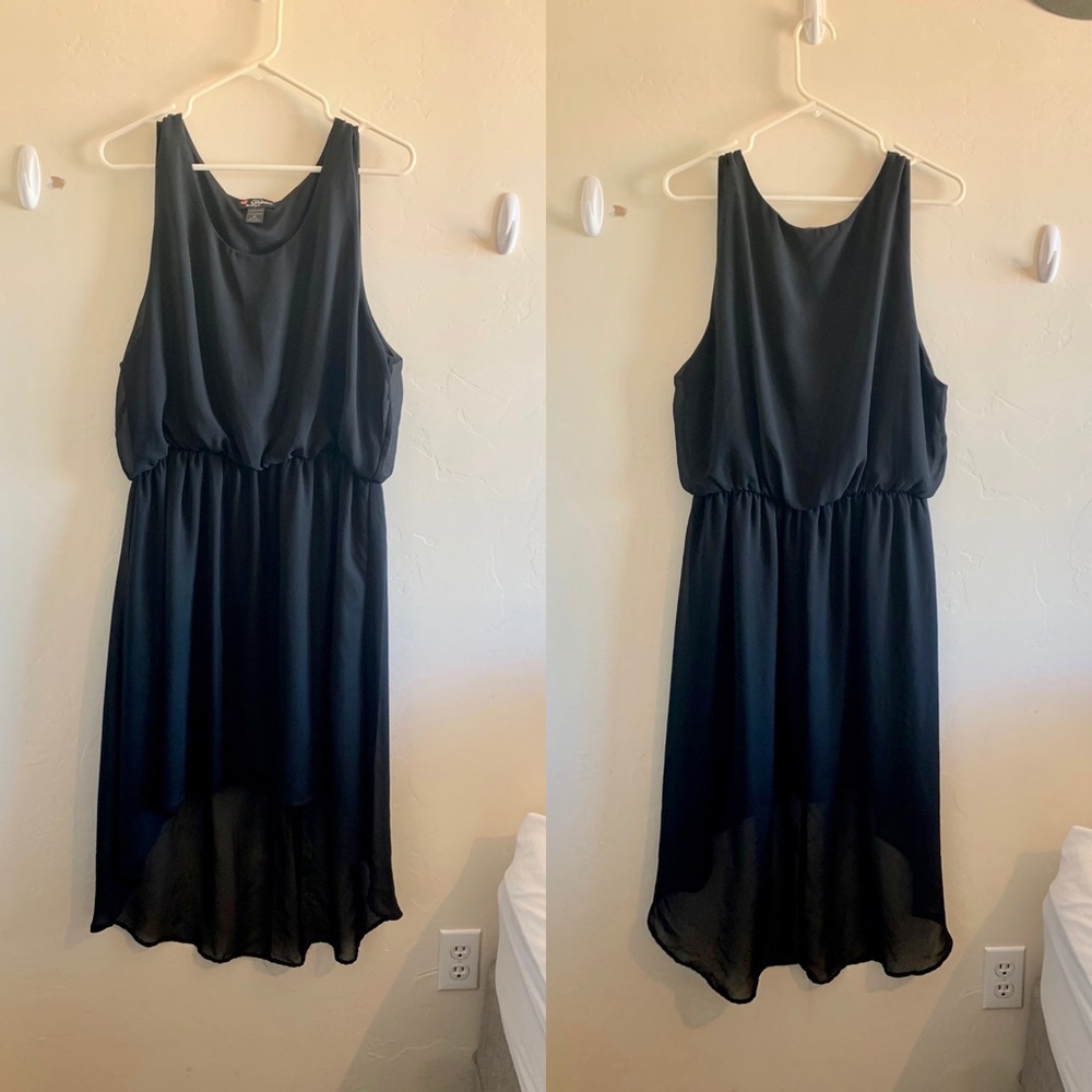 Plus size high low dress